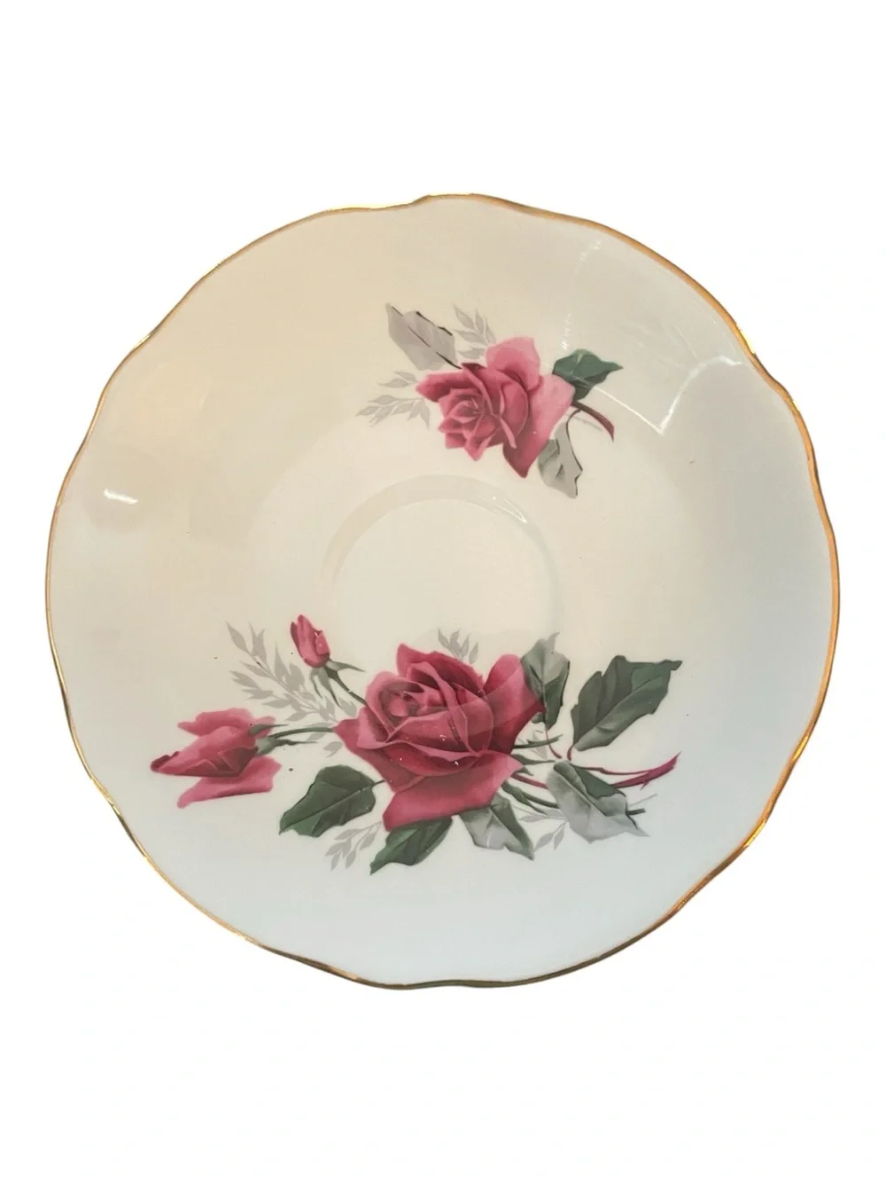 Duchess Pandora Cup Saucer Roses England 1960 EUC
